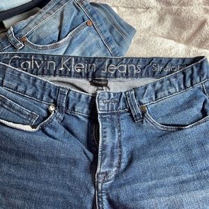Calvin Klein 28/6 straight leg jeans